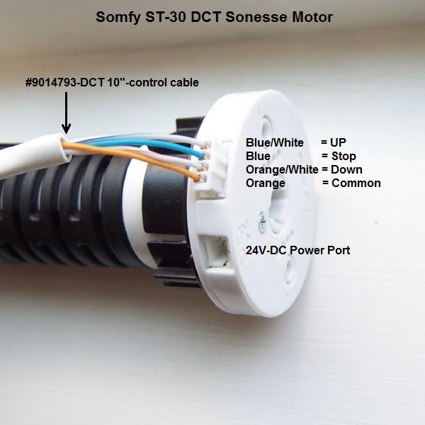 Somfy Sonesse 30 DCT,  Rohrmotor   24 V