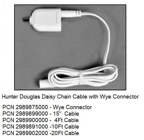 6ft Adapter 11ft Cable Hunter Douglas PowerView 2002000036 Amigo 7806000000 760412478575