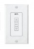 Somfy DC-Low Voltage DCT Push Button Decora Wall Switch - White (1800219)