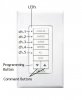 Somfy Decoflex 5 Channel (RTS) Wireless Decora Wall Switch - White